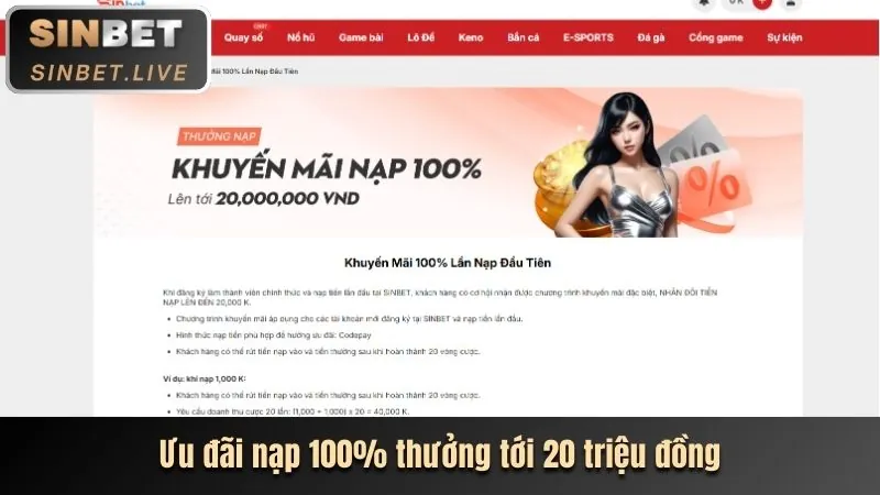 Thưởng chào mừng SCV288